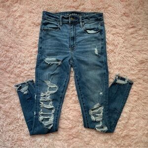 Ripped Dark Wash Jeans